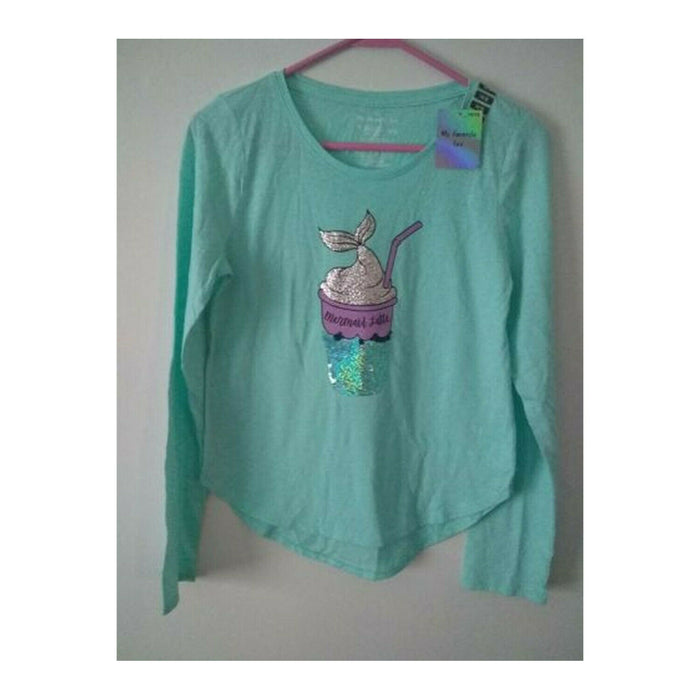 Member's Mark Long Sleeve Mint/Mermaid Latte; Purple, Silver Glitter, Blue Sequin 44846