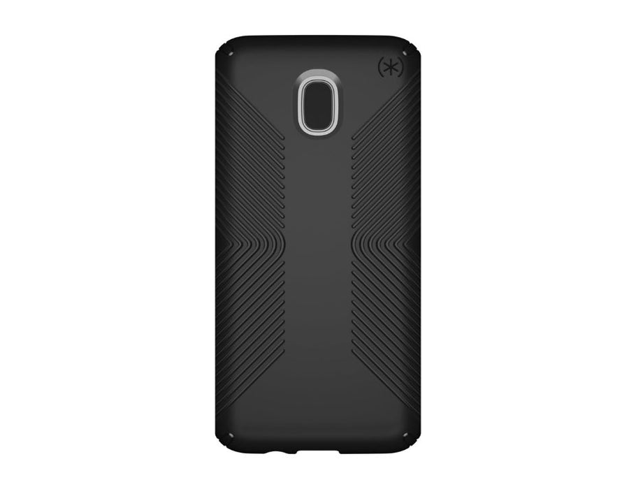 Speck Presidio Grip Hybrid Case for Galaxy J3 (3rd Gen) & J3 V (3rd Gen) | Color: Black