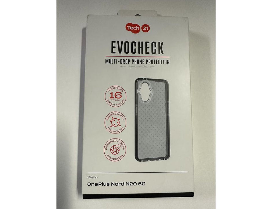 Tech21 Evo Check for OnePlus Nord N20 5G Smokey/Black