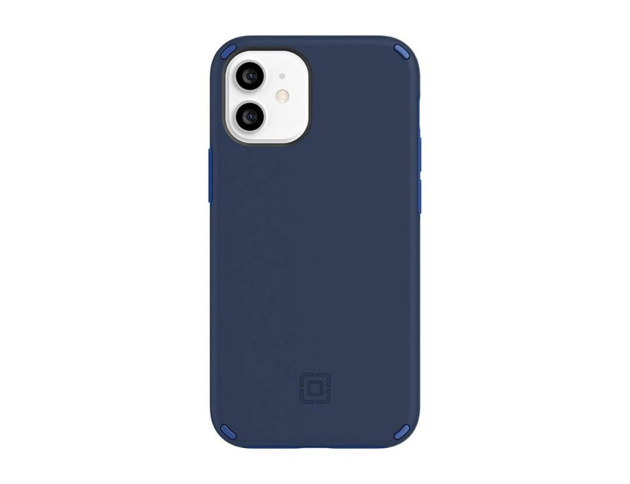 Incipio Duo Case Compatible with iPhone 12 Mini | Color: Dark Blue / Classic Blue