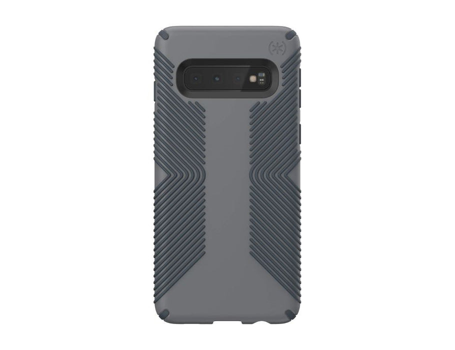 Speck Presidio Grip Case for Samsung Galaxy S10+ | Color: Gray/Black