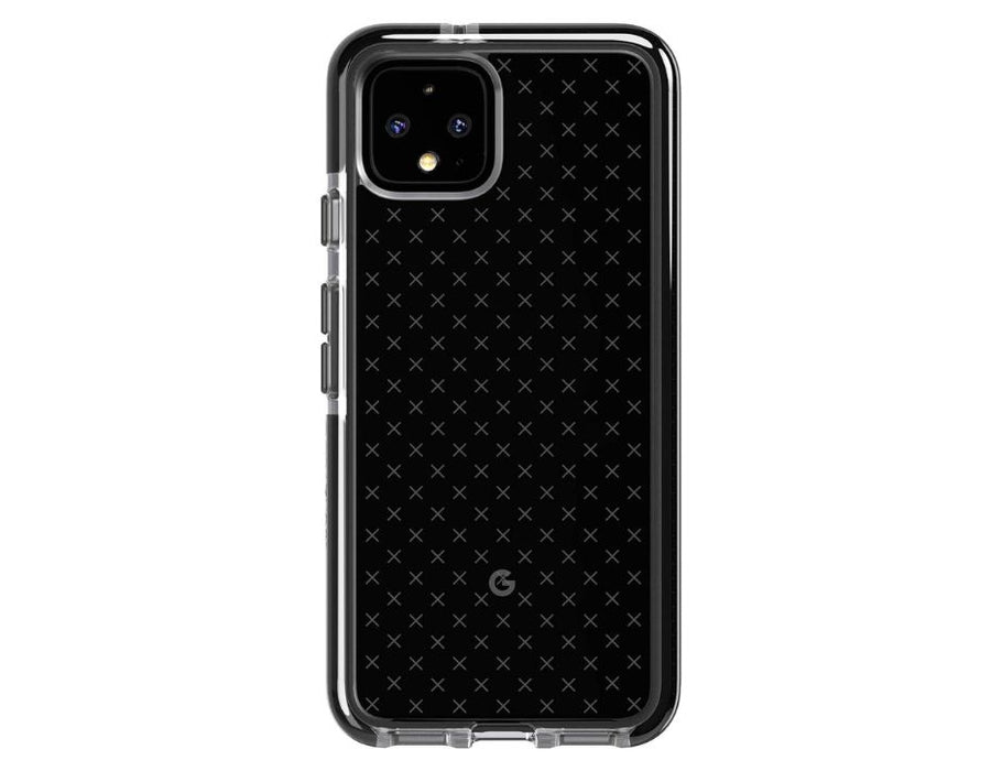 Tech21 Evo Check Phone Case for Google Pixel 4 XL - Smokey/Black - Antimicrobial BioShield with 12ft Drop Protection