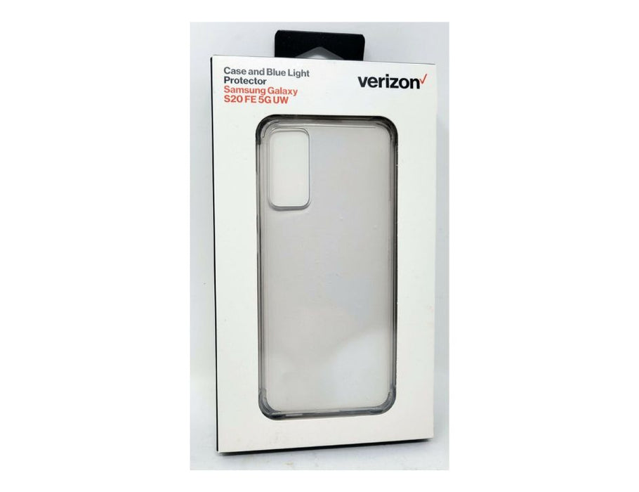 Verizon Clear Case and Blue Light Protector for Samsung Galaxy S20 FE 5G UW