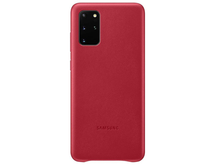 Samsung Leather Cover for Galaxy S20+ 5G  | Color: red