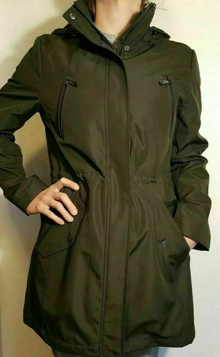 Kenneth Cole Reaction Women's Coat Olive Large