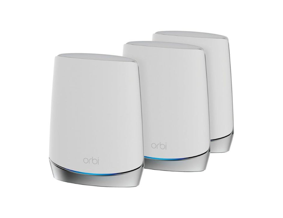 Netgear Orbi AX4200 Tri-Band Mesh WiFi 6 System (3-Pack) | Color: White