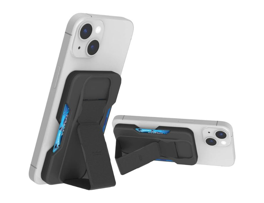 Clckr MagSafe Wallet Stand & Grip Phone Grip | Color: Black
