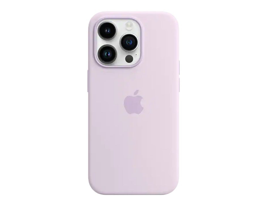 Apple Silicone Case with MagSafe for iPhone 14 Pro | Color: Purple