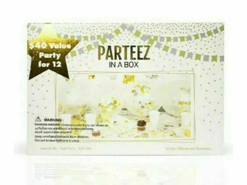 Parteez in a Box Gold and Silver 99 Pieces