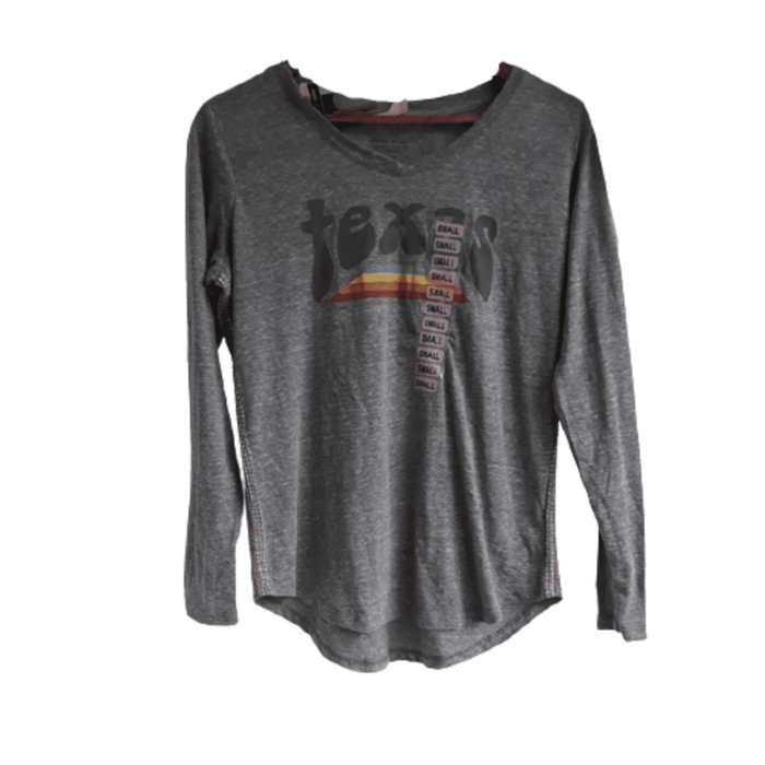 State of Mine Long Sleeve Top Ligth Grey Snow Heather Small