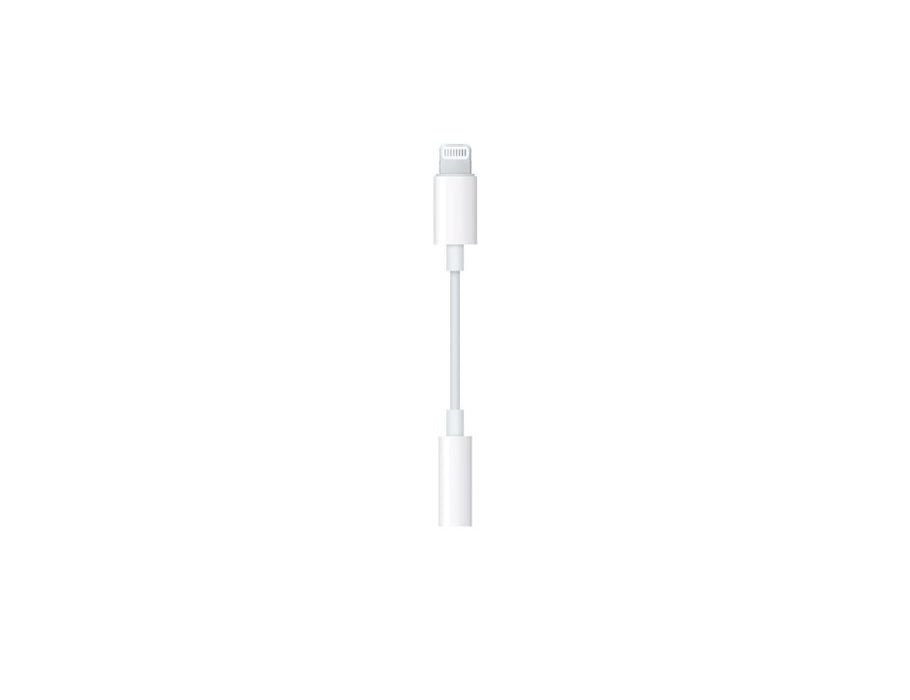 Apple Earbuds (Lightning) with Aux Adapter (Bulk Packaging) | Color: White