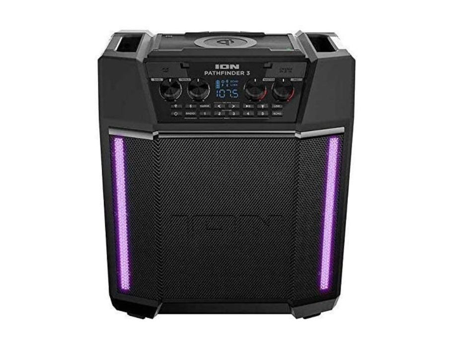 ION Pathfinder 3 Bluetooth Portable Speaker with Wireless Qi Charging