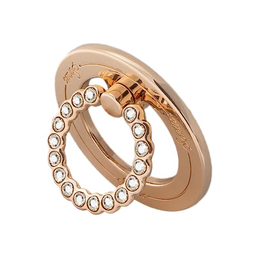 Sonix MagLink Removable Phone Rhinestone Ring | Color: Gold & Clear