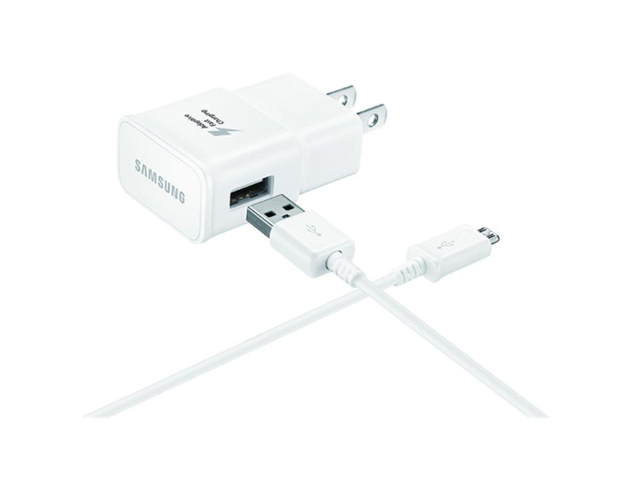 Samsung Fast Charge Travel Charger With USB To Micro USB Cable | Color: White