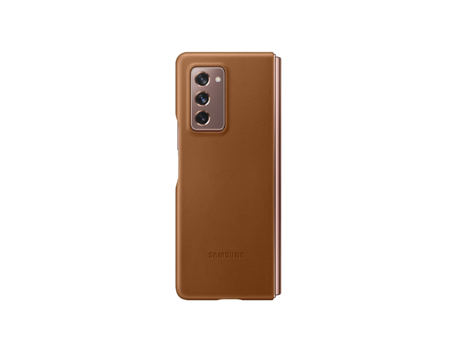 Samsung Leather Cover for Galaxy Z Fold2 5G  | Color: brown