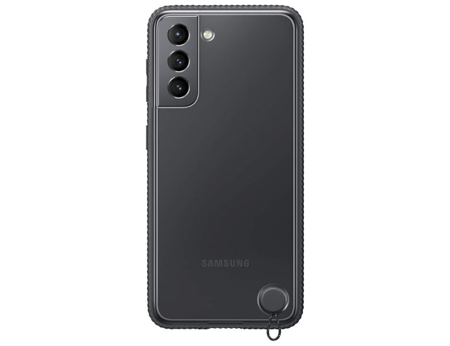 Samsung Galaxy S21 Clear Protective Cover  | Color: Black