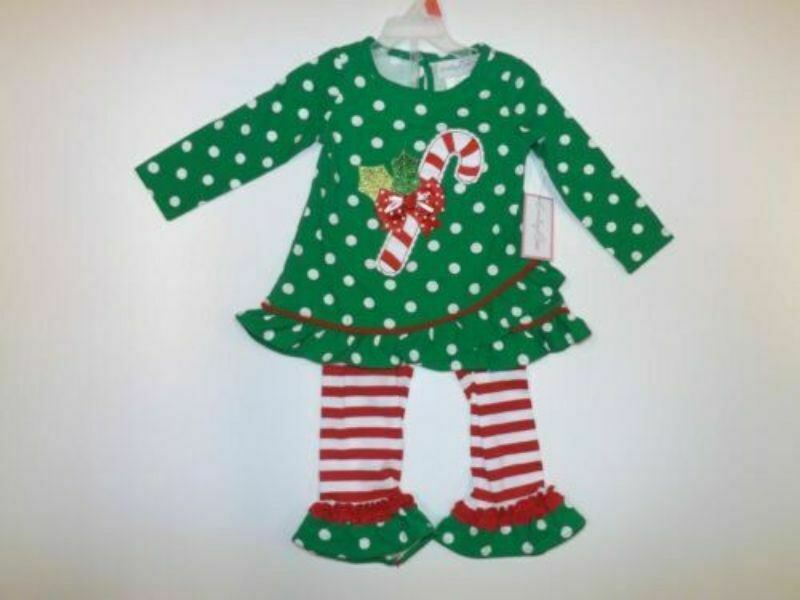 Emily Rose 2 Piece Set Green 2T