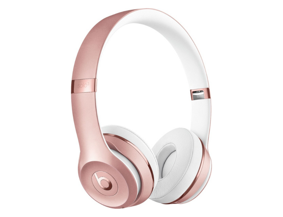 Beats Solo³ Wireless On-Ear Headphones | Color: Rose Gold