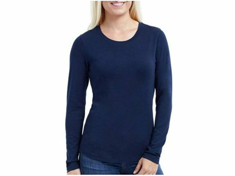 Eddie Bauer Top Heather Midnight Navy Large