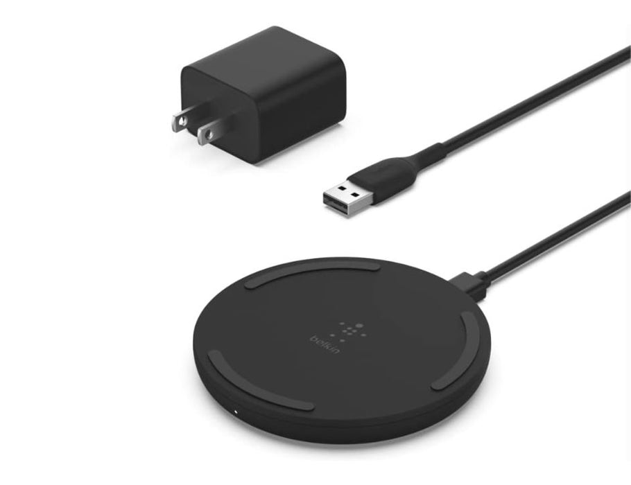 Belkin Wireless Charging Pad 15W For Apple/Samsung /Google/LG | Color: Black