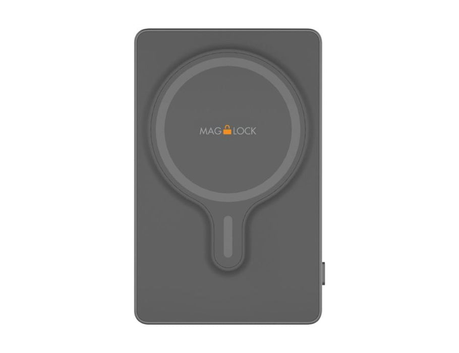 MyCharge Maglock Magnetic Powebank Wireless Charging Audible Magnetic Attachment | Color: Black