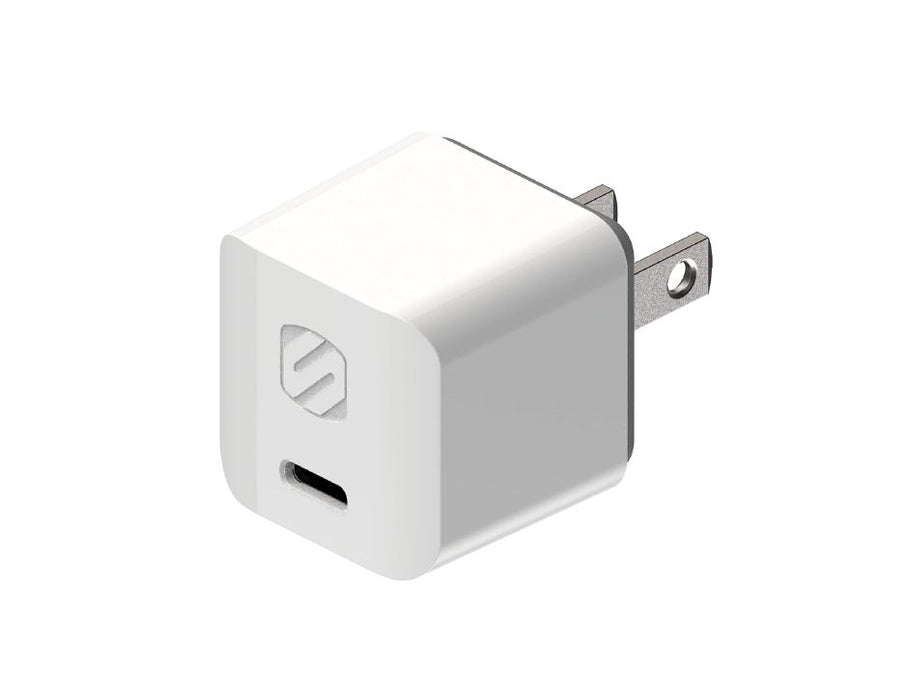 Scosche Powervolt Power Delivery 20W USB-C Mini Fast Charger for Home | Color: White