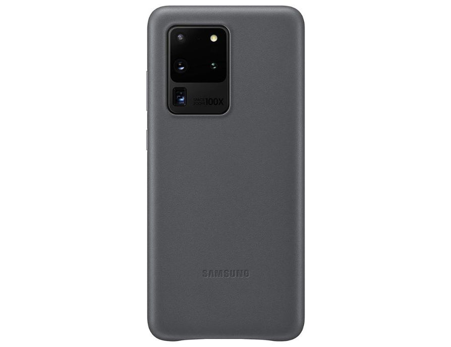 Samsung Galaxy Leather Cover for S20 Case | Color: gray