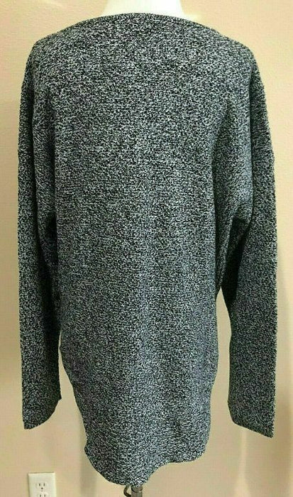 Design History Round Hem Sweater Onyx Pearl Marl XXL