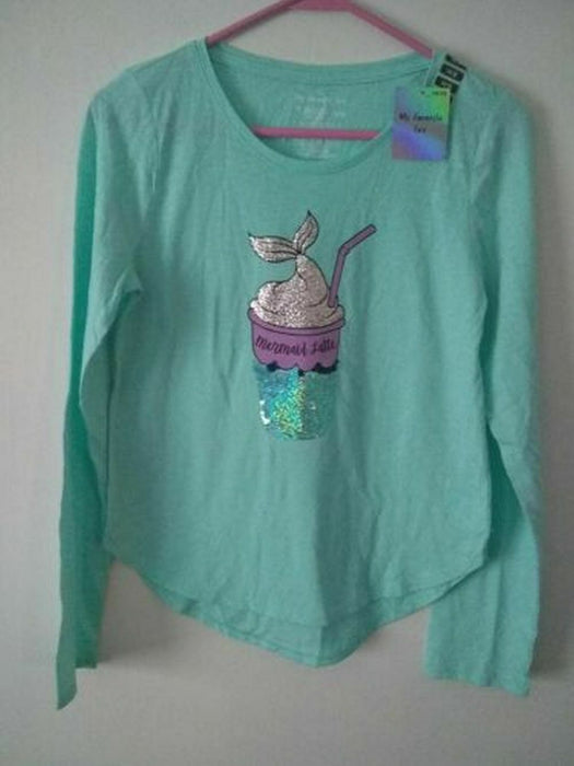 Member's Mark Long Sleeve Mint/Mermaid Latte; Purple, Silver Glitter, Blue Sequin 44846