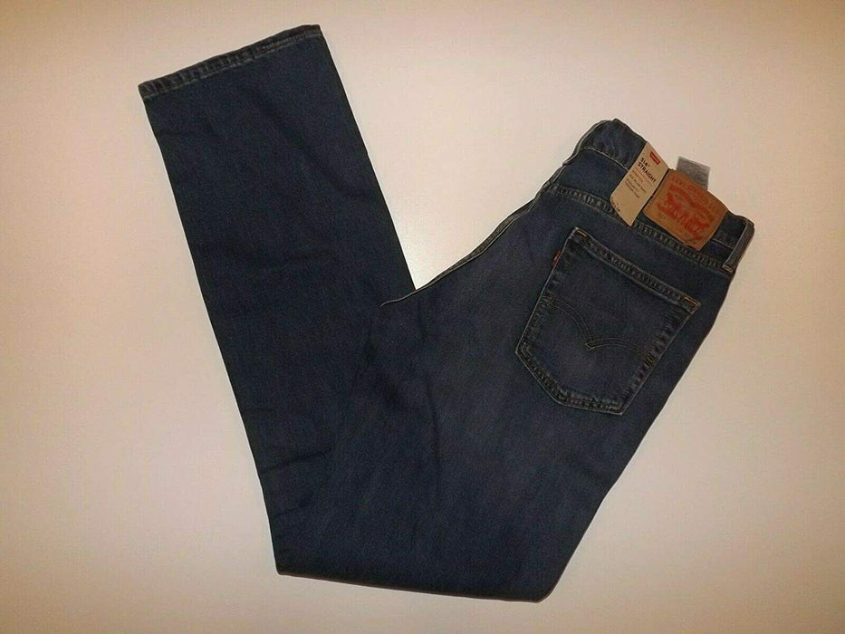 Levi Strauss & Co 514 Straight Stretch Medium Wash Blue 36 x 32