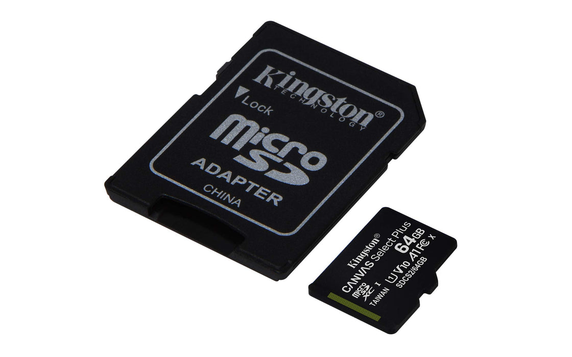 Kingston Canvas Select Plus MicroSD Card 64GB