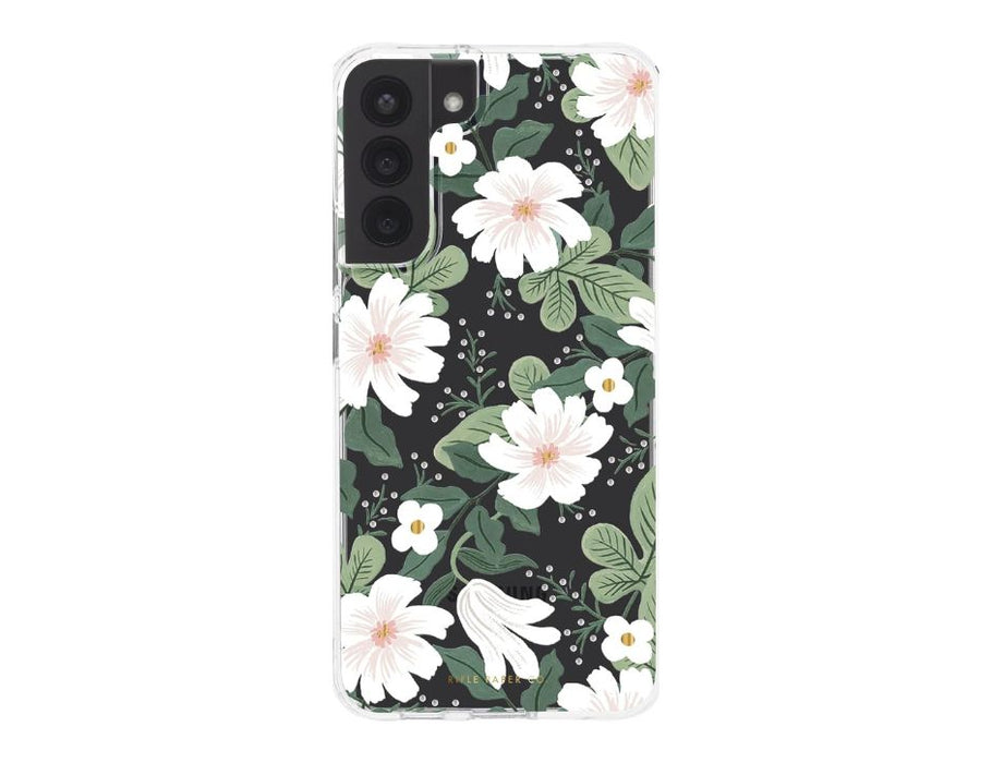 Rifle Paper Co. 10 FT Drop And Antimicrobial Protection Protective Floral Case For Samsung Galaxy S22 +