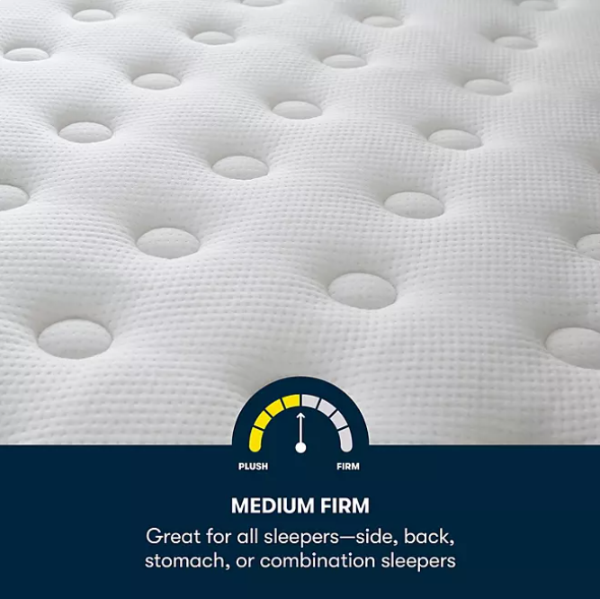 Serta SleepToGo 12" Medium Firm Hybrid Mattress - Queen