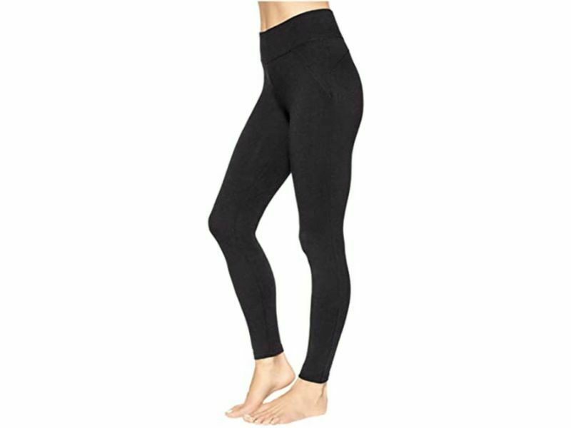 HUE Blackout Cotton Leggings Black S 4-6