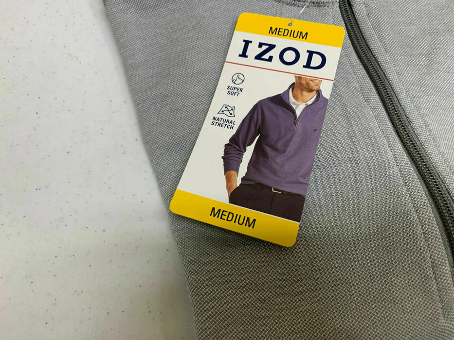 IZOD Men's Quarter Zip Sweater Peacoat x Large