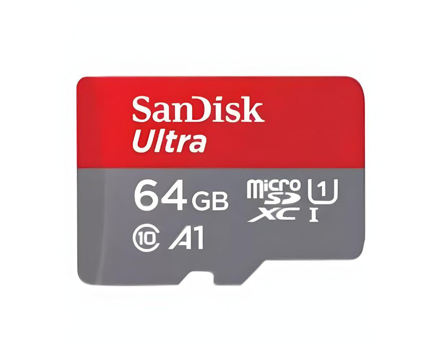 SanDisk Ultra MicroSDXC UHS-I Card With Adapter For Better Photose And Full HD Video 64 GB Speed Up To 120 MB