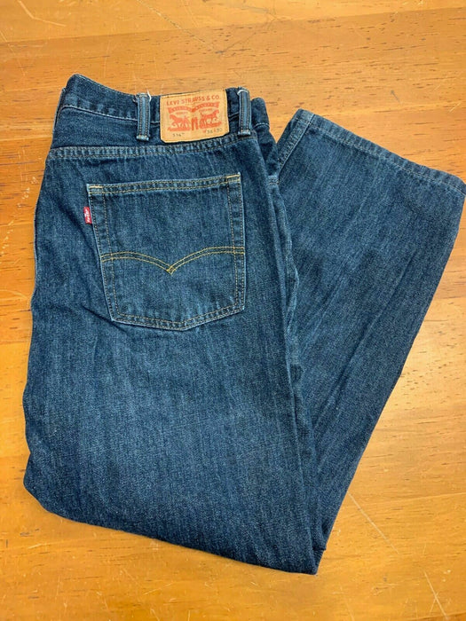 Levi Strauss & Co 514 Straight Stretch Navy 34 x 34