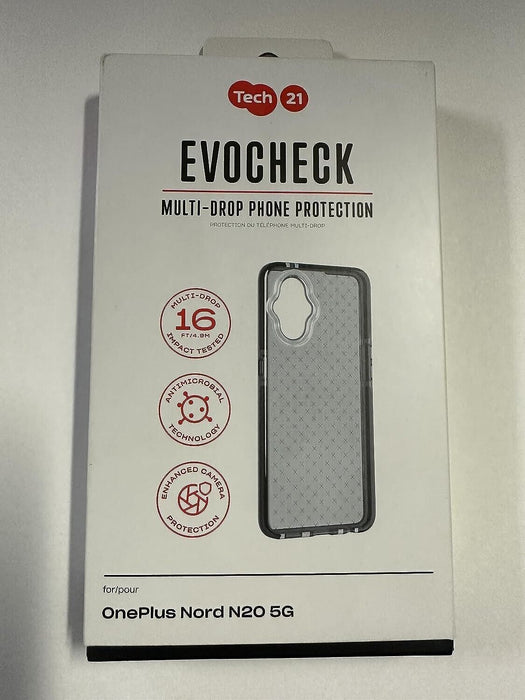 Tech21 Evo Check for OnePlus Nord N20 5G Smokey/Black