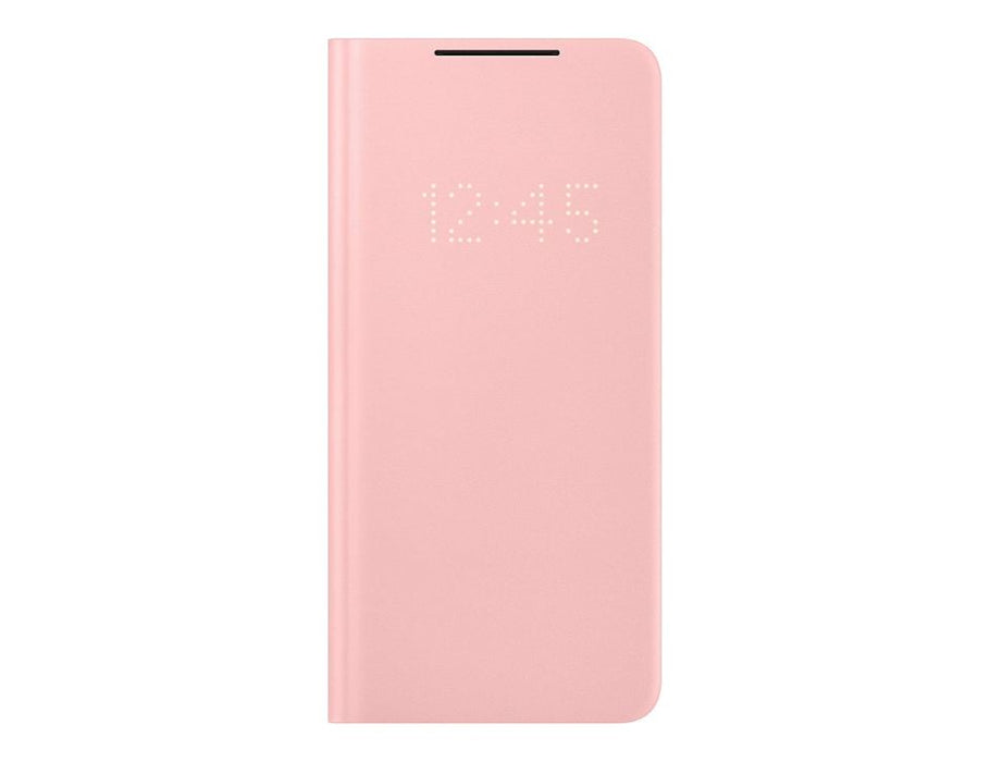 Samsung LED Wallet Cover for Galaxy S21+ 5G | Color: pink