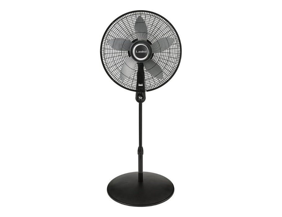 Lasko S20620 20 inch Oscillating Pedestal Fan with Remote Control | Color: Black