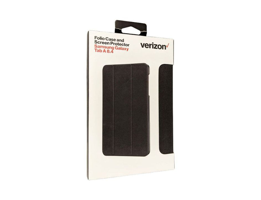 Verizon Folio case Screen protector Samsung Galaxy Tab A 8.4 | Color:  Black