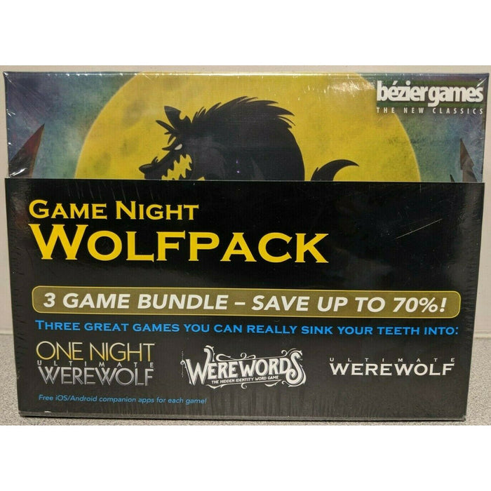 Bezier Game ,Game Night  Wolfpack 3 Game Bundle One Night Werewolf , Werewords , Werewolf