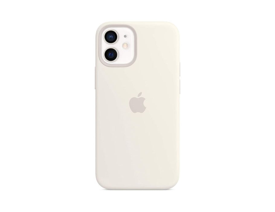 Apple iPhone 12 Mini Silicone Case with MagSafe | Color: White