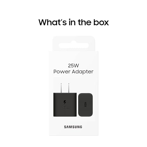 Samsung 25W Super Fast Charging Wall Charger | Color: Black