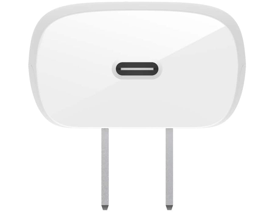 Belkin Boost Charge USB-C PD Wall Charger With PPS+ Pro Flex 30W USB-C Cable With Lightning Connector White