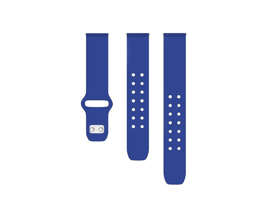 Quick Change Silicone Sport Watch Band (22mm) I Color BLUE