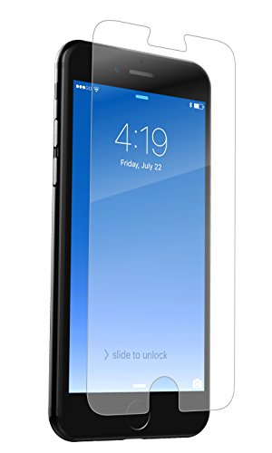 ZAGG InvisibleShield Glass+ Screen Protector ? Fits iPhone 8 , iPhone 7 , iPhone 6s , iPhone 6 ? Extreme Impact & Scratch Protection ? Easy to Apply ? Seamless Touch Sensitivity