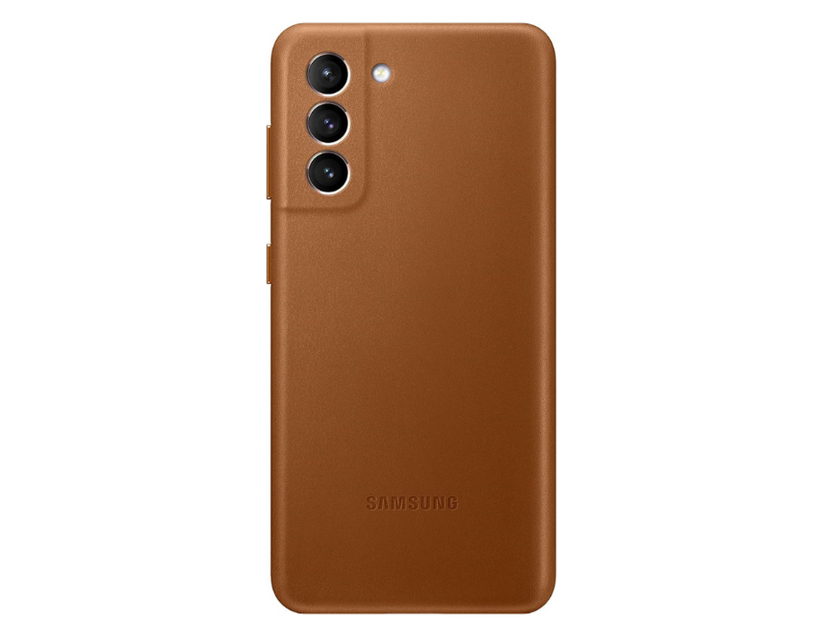 Galaxy S21 5G Leather Cover | Color: Brown