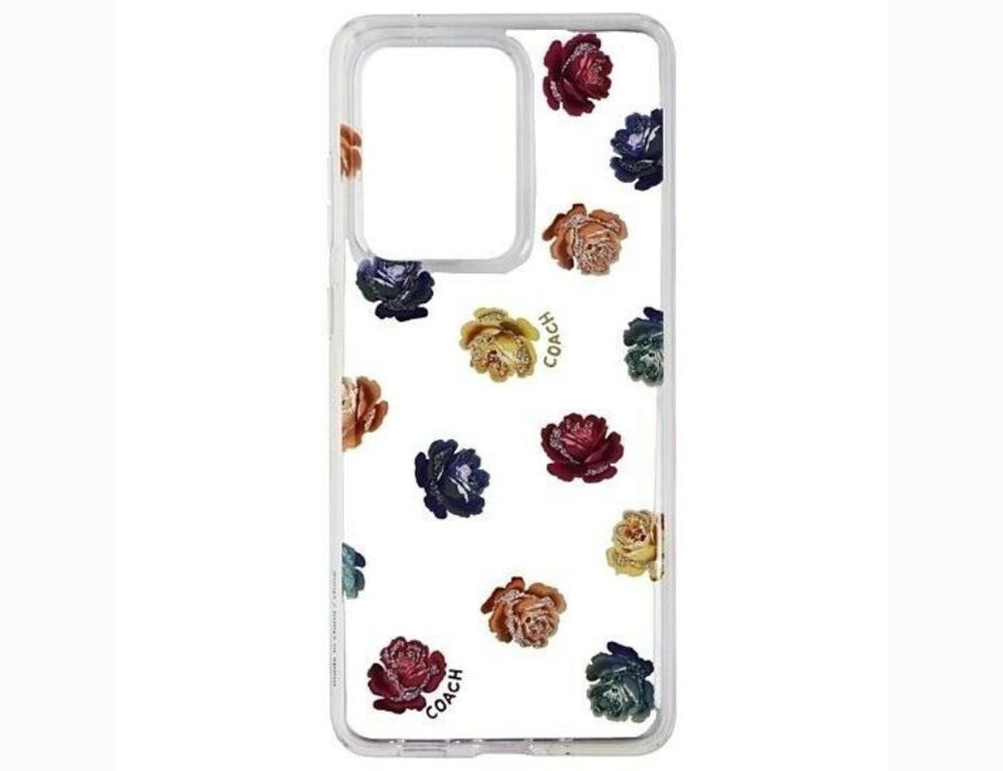 Coach New York Protective Case for Galaxy S20 Ultra | Dreamy Peony Clear and Rainbow