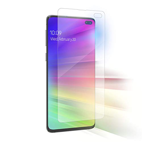 Zagg InvisibleShield Ultra VisionGuard - Protect Your Eyes and Your Phone - for Samsung Galaxy S10+ - Case Friendly Screen Protection